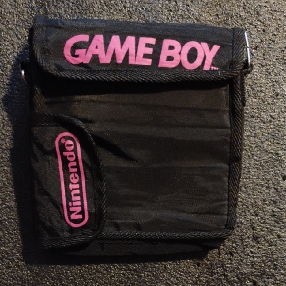 Nintendo Black and Pink Handheld Console Case